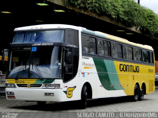 Empresa Gontijo de Transportes 15505 na cidade de Belo Horizonte, Minas Gerais, Brasil, por Sérgio Augusto Braga Canuto. Número da foto: #3002809.