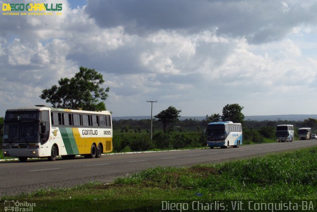 Empresa Gontijo de Transportes 11095 na cidade de Vitória da Conquista, Bahia, Brasil, por Diego Charlis Coelho. Número da foto: #3000884.
