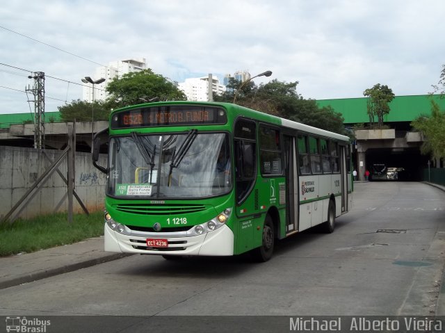 Viação Santa Brígida 1 1218 na cidade de São Paulo, São Paulo, Brasil, por Michael  Alberto Vieira. ID da foto: 3000414.