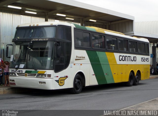 Empresa Gontijo de Transportes 15245 na cidade de Belo Horizonte, Minas Gerais, Brasil, por Maurício Nascimento. ID da foto: 3002217.