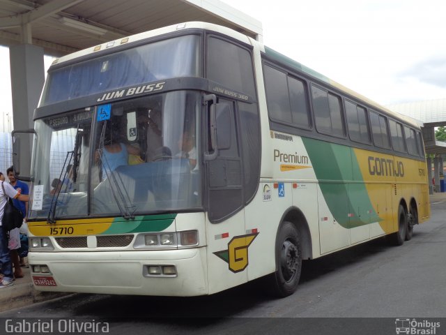 Empresa Gontijo de Transportes 15710 na cidade de Belo Horizonte, Minas Gerais, Brasil, por Gabriel Oliveira. Número da foto: #3002408.