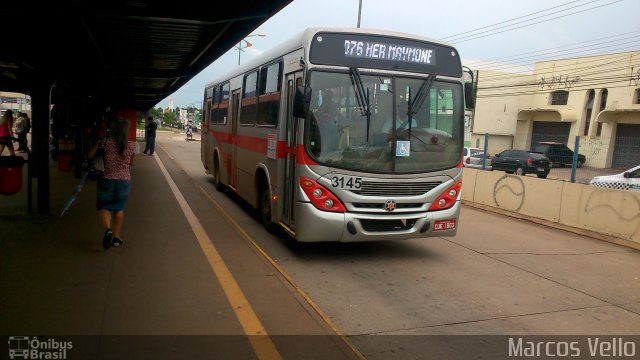 Jaguar Transportes Urbanos 3145 na cidade de Campo Grande, Mato Grosso do Sul, Brasil, por André Luis Barbosa Velo. Número da foto: #3001429.