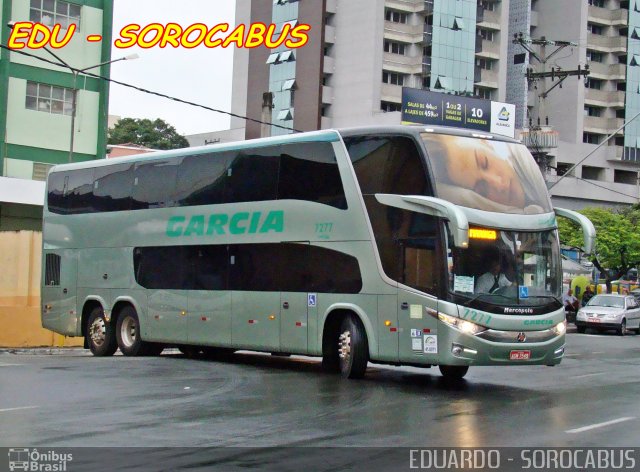 Viação Garcia 7277 na cidade de Sorocaba, São Paulo, Brasil, por EDUARDO - SOROCABUS. Número da foto: #3004082.