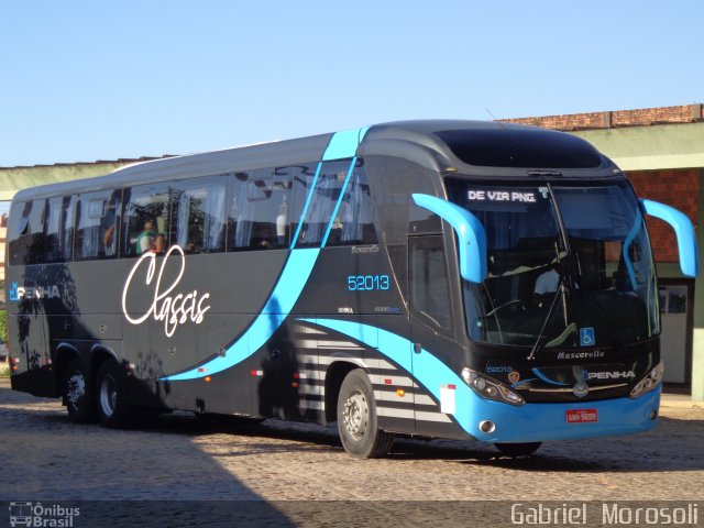 Empresa de Ônibus Nossa Senhora da Penha 52013 na cidade de Camaquã, Rio Grande do Sul, Brasil, por Gabriel  Morosoli. Número da foto: #3004169.
