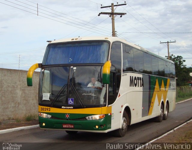 Viação Motta 30293 na cidade de Cuiabá, Mato Grosso, Brasil, por Paulo Sergio Alves Venancio. Número da foto: #3003609.