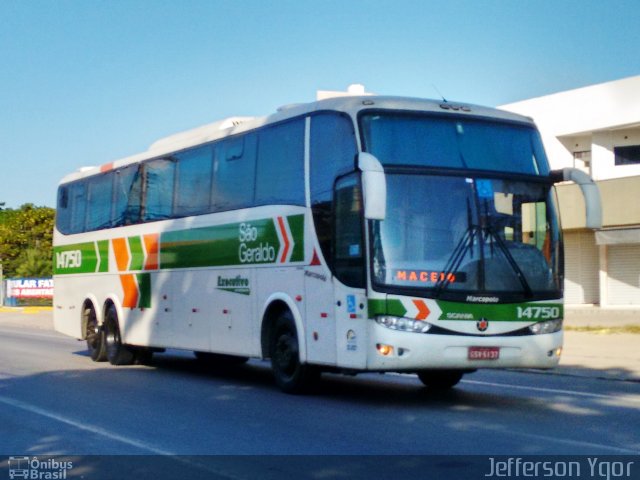 Cia. São Geraldo de Viação 14750 na cidade de Maceió, Alagoas, Brasil, por Jefferson  Ygor. ID da foto: 3005381.