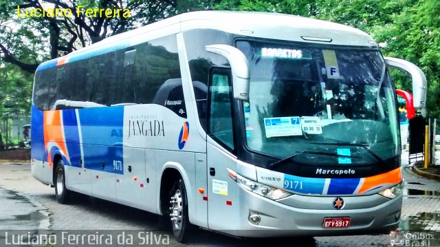 Transportes Jangada 9171 na cidade de São Paulo, São Paulo, Brasil, por Luciano Ferreira da Silva. ID da foto: 3005032.