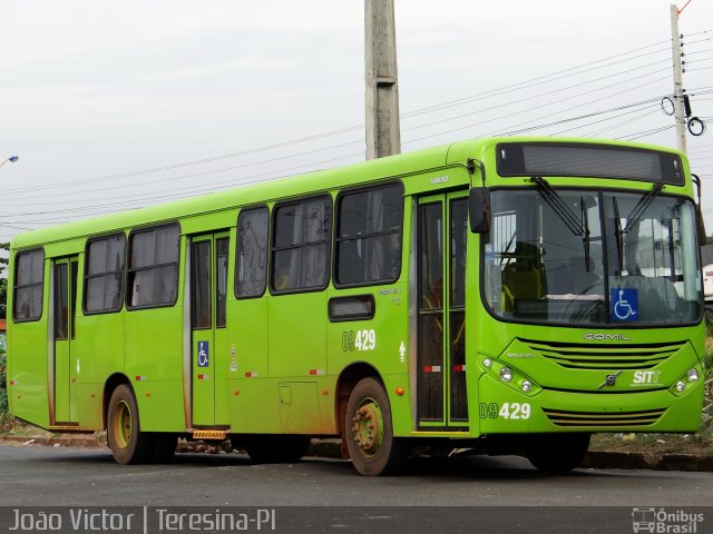 Transcol Transportes Coletivos 09429 na cidade de Teresina, Piauí, Brasil, por João Victor. ID da foto: 3004265.