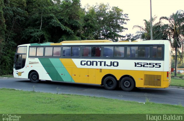 Empresa Gontijo de Transportes 15255 na cidade de Viana, Espírito Santo, Brasil, por Tiago Baldan. ID da foto: 3006571.