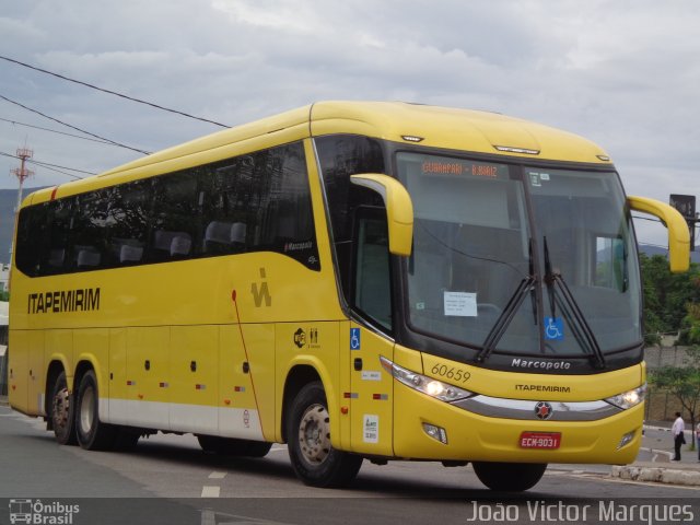 Viação Itapemirim 60659 na cidade de Belo Horizonte, Minas Gerais, Brasil, por João Victor Marques. Número da foto: #3006731.