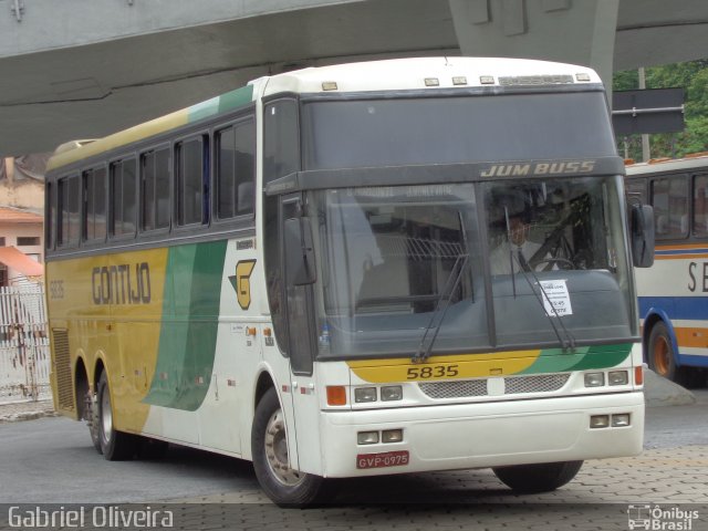 Empresa Gontijo de Transportes 5835 na cidade de Belo Horizonte, Minas Gerais, Brasil, por Gabriel Oliveira. ID da foto: 3007117.