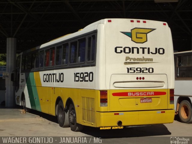 Empresa Gontijo de Transportes 15920 na cidade de Januária, Minas Gerais, Brasil, por Wagner Gontijo Várzea da Palma-mg. ID da foto: 3008208.