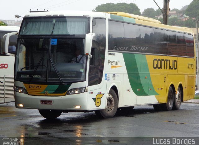 Empresa Gontijo de Transportes 11770 na cidade de Araxá, Minas Gerais, Brasil, por Lucas Borges . Número da foto: #3010051.