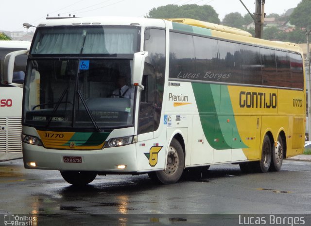 Empresa Gontijo de Transportes 11770 na cidade de Araxá, Minas Gerais, Brasil, por Lucas Borges . ID da foto: 3010051.