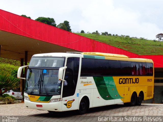 Empresa Gontijo de Transportes 11925 na cidade de João Monlevade, Minas Gerais, Brasil, por Graciliano Santos Passos. Número da foto: #3007979.