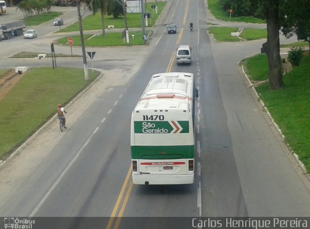 Cia. São Geraldo de Viação 11470 na cidade de João Neiva, Espírito Santo, Brasil, por Carlos Henrique Pereira. Número da foto: #3008729.