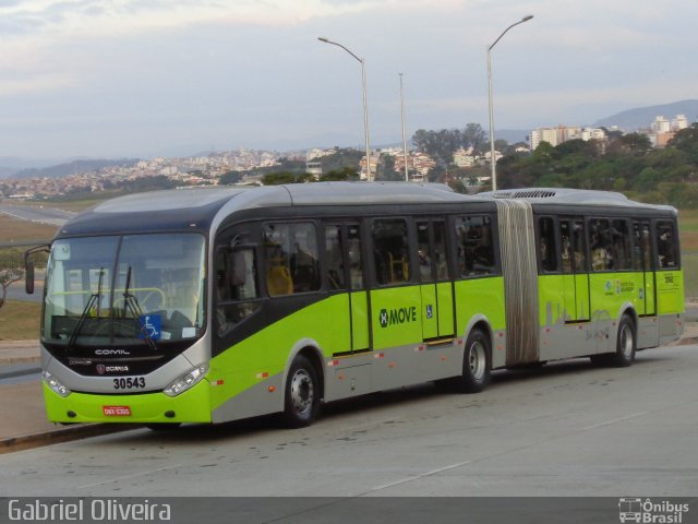 Bettania Ônibus 30543 na cidade de Belo Horizonte, Minas Gerais, Brasil, por Gabriel Oliveira. Número da foto: #3009077.