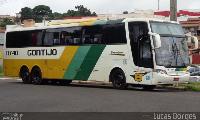 Empresa Gontijo de Transportes 11740 na cidade de Araxá, Minas Gerais, Brasil, por Lucas Borges . ID da foto: 3010034.