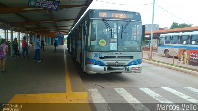 Jaguar Transportes Urbanos 3019 na cidade de Campo Grande, Mato Grosso do Sul, Brasil, por André Luis Barbosa Velo. ID da foto: 3009871.