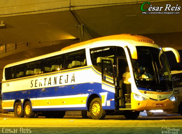 Viação Sertaneja 730 na cidade de Belo Horizonte, Minas Gerais, Brasil, por César Ônibus. Número da foto: #3011150.