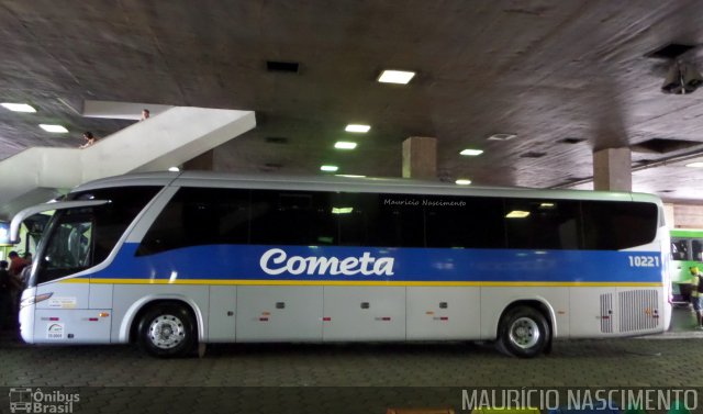 Viação Cometa 10221 na cidade de Belo Horizonte, Minas Gerais, Brasil, por Maurício Nascimento. Número da foto: #3011515.