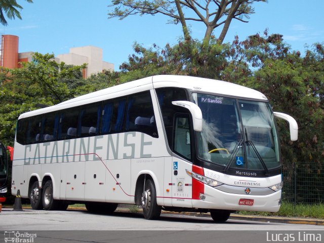 Auto Viação Catarinense 3363 na cidade de São Paulo, São Paulo, Brasil, por Lucas Lima. Número da foto: #3010827.