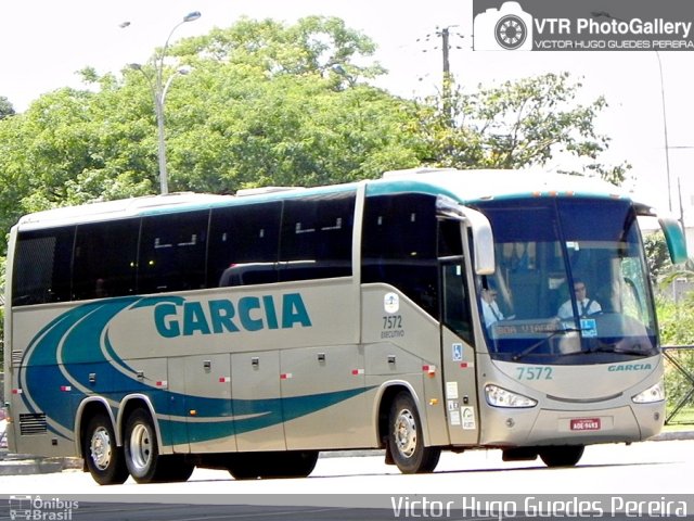 Viação Garcia 7572 na cidade de Maringá, Paraná, Brasil, por Victor Hugo Guedes Pereira. Número da foto: #3012013.