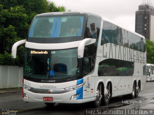 Auto Viação Catarinense 3536 na cidade de Curitiba, Paraná, Brasil, por Luiz Scarabotto . Número da foto: #3012667.