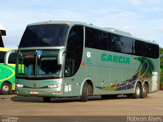 Viação Garcia 7737 na cidade de Maringá, Paraná, Brasil, por Robson Alves. ID da foto: 3014150.