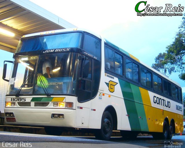 Empresa Gontijo de Transportes 11085 na cidade de Belo Horizonte, Minas Gerais, Brasil, por César Ônibus. ID da foto: 3014664.