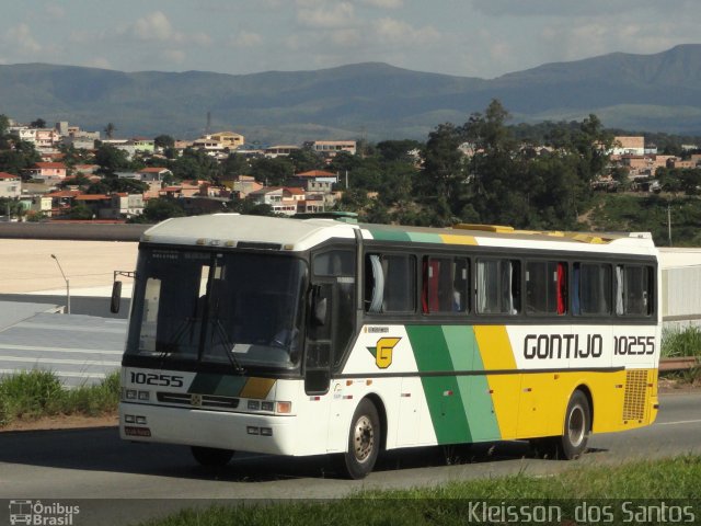 Empresa Gontijo de Transportes 10255 na cidade de Betim, Minas Gerais, Brasil, por Kleisson  dos Santos. ID da foto: 3013669.