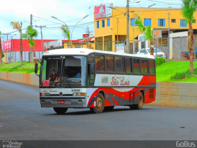 Expresso São Luiz 6000 na cidade de Rio Verde, Goiás, Brasil, por Paulo Roberto Sales do Nascimento. Número da foto: #3013019.