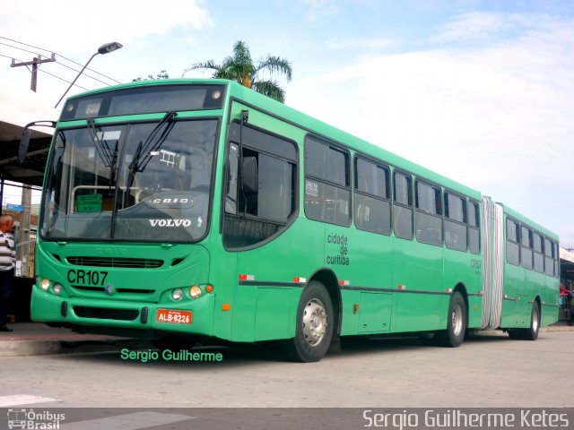 Transporte Coletivo Glória CR107 na cidade de Curitiba, Paraná, Brasil, por Sergio Guilherme Ketes. ID da foto: 3014081.