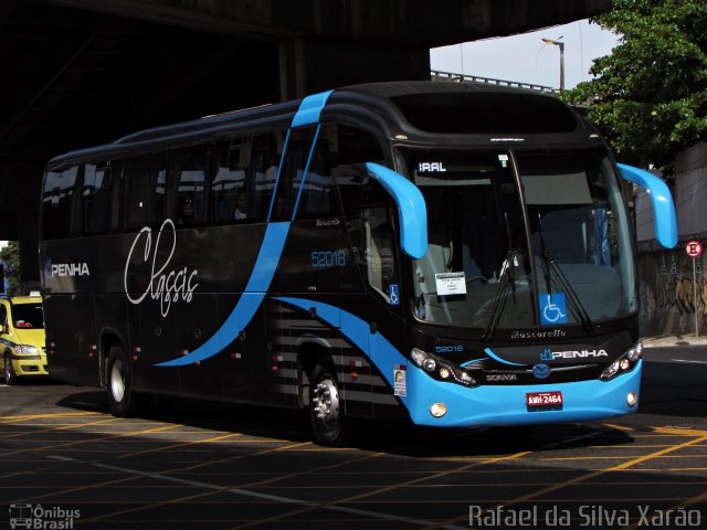 Empresa de Ônibus Nossa Senhora da Penha 52018 na cidade de Rio de Janeiro, Rio de Janeiro, Brasil, por Rafael da Silva Xarão. ID da foto: 3014286.