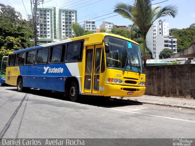 Viação Sudeste 8123 na cidade de Cachoeiro de Itapemirim, Espírito Santo, Brasil, por Daniel Carlos  Avelar Rocha. Número da foto: #3013854.