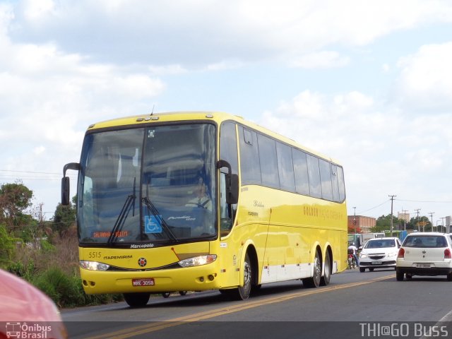 Viação Itapemirim 5515 na cidade de Teresina, Piauí, Brasil, por Antonio Thiago Ribeiro. ID da foto: 3014395.