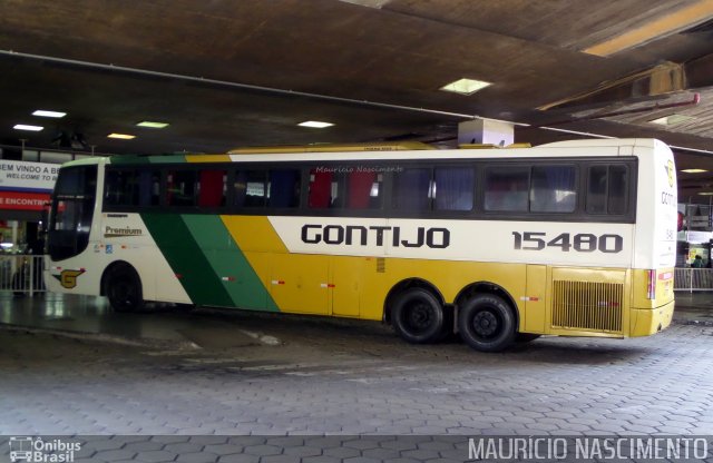 Empresa Gontijo de Transportes 15480 na cidade de Belo Horizonte, Minas Gerais, Brasil, por Maurício Nascimento. ID da foto: 3014012.