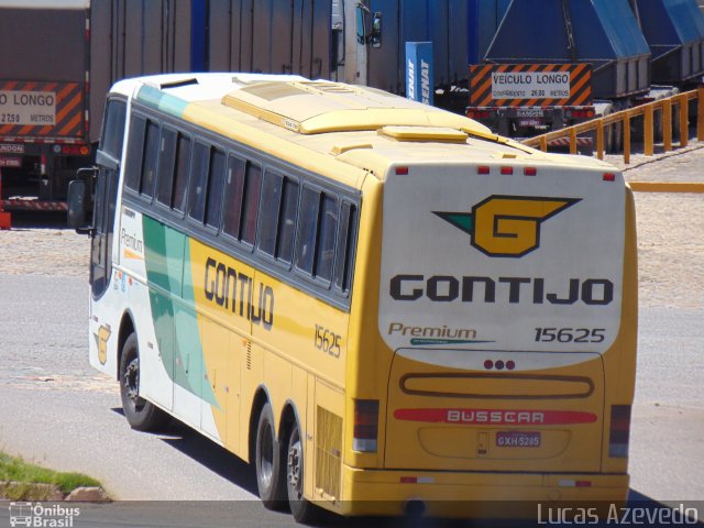 Empresa Gontijo de Transportes 15625 na cidade de João Monlevade, Minas Gerais, Brasil, por Lucas Azevedo. ID da foto: 3013420.