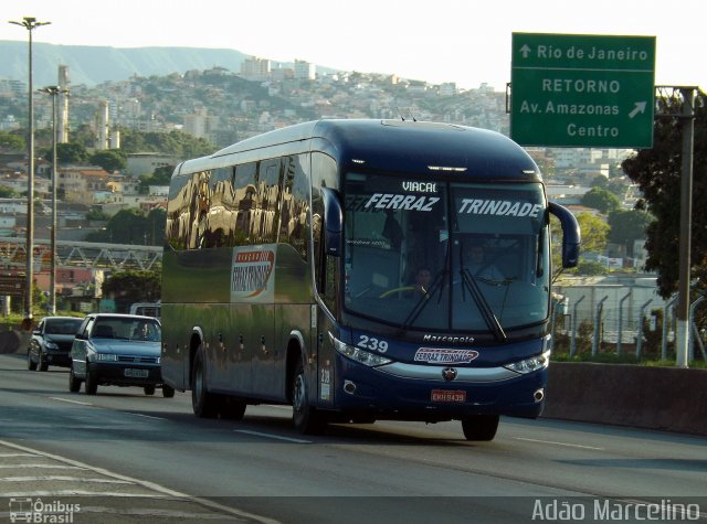 Viação Ferraz Trindade 239 na cidade de Belo Horizonte, Minas Gerais, Brasil, por Adão Raimundo Marcelino. ID da foto: 3014551.