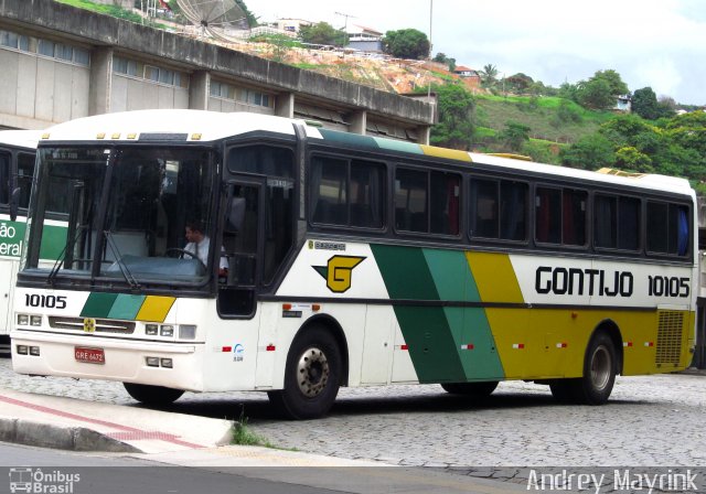 Empresa Gontijo de Transportes 10105 na cidade de Belo Horizonte, Minas Gerais, Brasil, por Andrey Gustavo. ID da foto: 3014152.