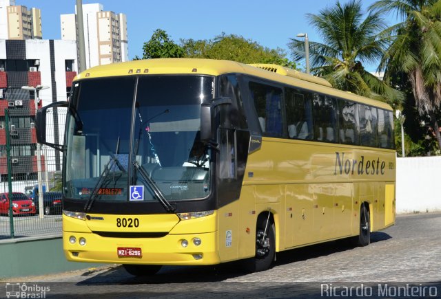 Viação Nordeste 8020 na cidade de Fortaleza, Ceará, Brasil, por Ricardo Silva Monteiro. Número da foto: #3017296.