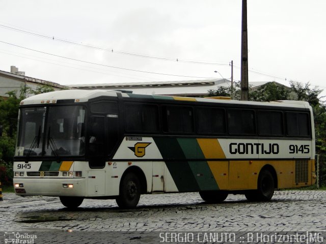 Empresa Gontijo de Transportes 9145 na cidade de Belo Horizonte, Minas Gerais, Brasil, por Sérgio Augusto Braga Canuto. ID da foto: 3015253.