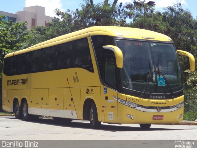 Viação Itapemirim 60551 na cidade de São Paulo, São Paulo, Brasil, por Douglas Jesus. ID da foto: 3017921.