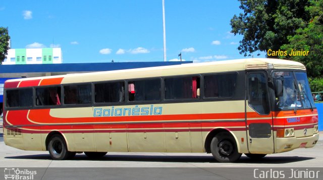 Auto Viação Goianésia 120003-3 na cidade de Goiânia, Goiás, Brasil, por Carlos Júnior. Número da foto: #3016758.