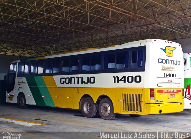 Empresa Gontijo de Transportes 11400 na cidade de Porto Seguro, Bahia, Brasil, por Marcel  Sales. Número da foto: #3017071.