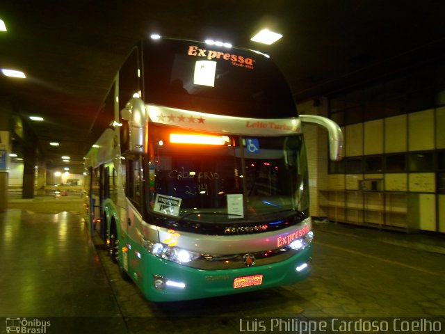 Expressa Turismo 55470 na cidade de Belo Horizonte, Minas Gerais, Brasil, por Luis Philippe Cardoso Coelho. ID da foto: 3016120.