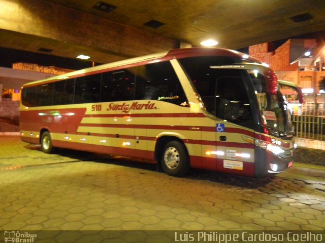 Santa Maria Fretamento e Turismo > Transportes Santa Maria(SP) 510 na cidade de Belo Horizonte, Minas Gerais, Brasil, por Luis Philippe Cardoso Coelho. Número da foto: #3016110.