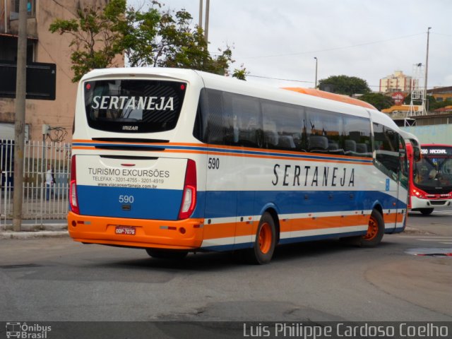 Viação Sertaneja 590 na cidade de Belo Horizonte, Minas Gerais, Brasil, por Luis Philippe Cardoso Coelho. ID da foto: 2954858.