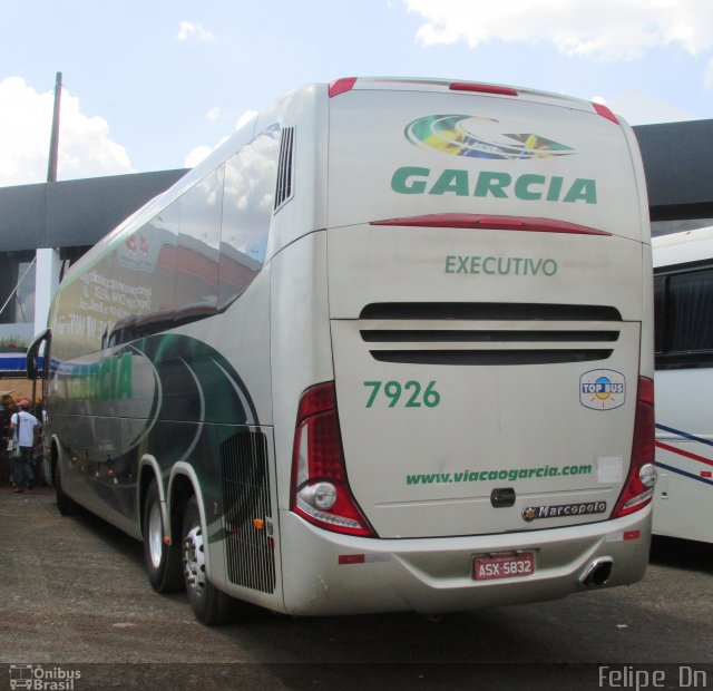 Viação Garcia 7926 na cidade de Cascavel, Paraná, Brasil, por Felipe  Dn. ID da foto: 2956257.