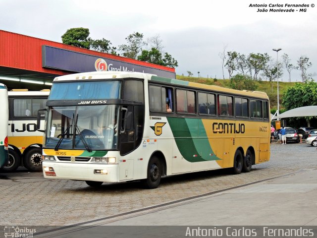 Empresa Gontijo de Transportes 11055 na cidade de João Monlevade, Minas Gerais, Brasil, por Antonio Carlos Fernandes. Número da foto: #2955243.